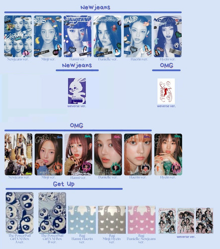 Newjeans Album Get Up Bunny Powerpuff Omg Bluebook Weverse