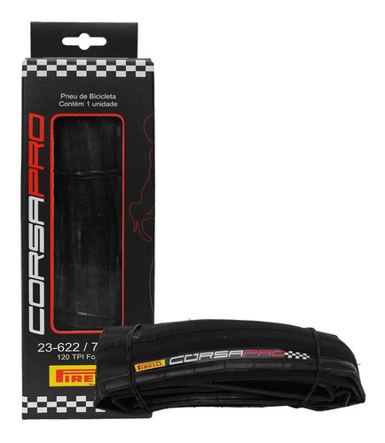 Pneu Pirelli Corsa Pro 700x23 Kevlar Bicicleta Speed 100 Psi