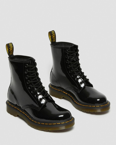 Dr. Martens Botas De Charol Para Mujer Modelo 1460