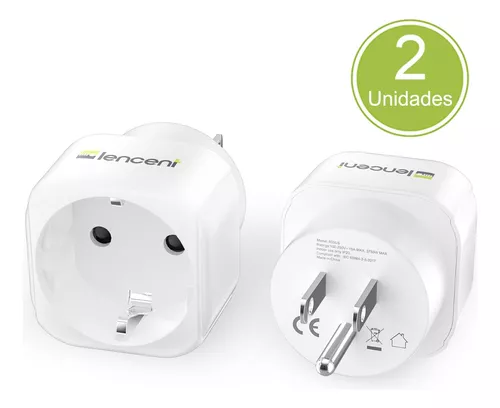 Adaptador De Enchufe Europeo De La Ue A México, Adaptador De