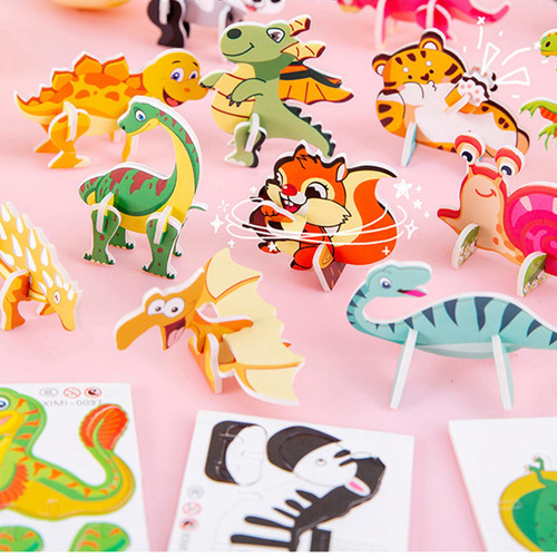 Rompecabezas De Dibujos Animados En 3d, Habilidades Animal