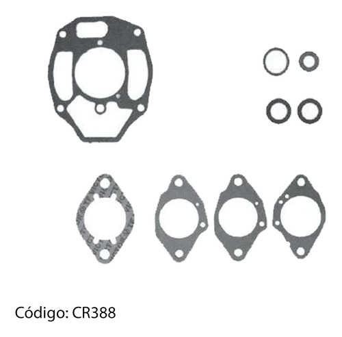 Junta Carburador Tf Victor Cr-388 Chevrolet Suburban 1966