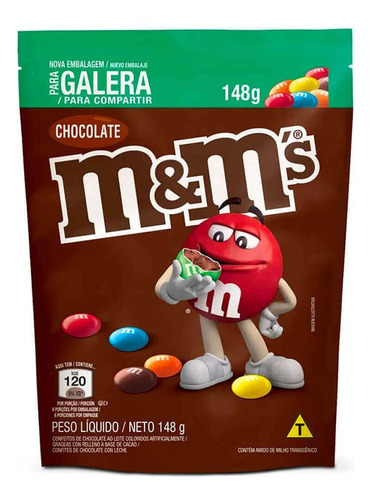 Chocolate ao Leite M&M's 148g