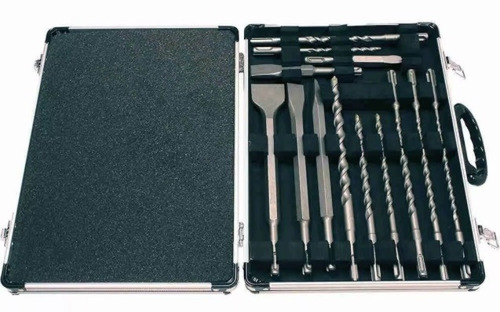 Imagem 5 de 7 de 17 Pc Brocas Sds Plus + Talhadeira E Ponteiro D-42444 Makita