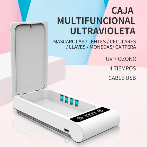 Caja Germicida Portátil Uv + Ozono
