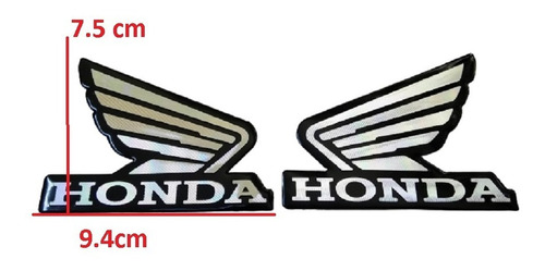 Emblema Honda Aluminio Calidad Navy Cbr Honda