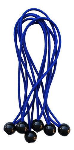 6pcs Universal De Goma Elástica Equipaje Azul