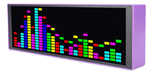 Analizador De Pantalla De Espectro Musical 16x24 Rgb 12 Dyna