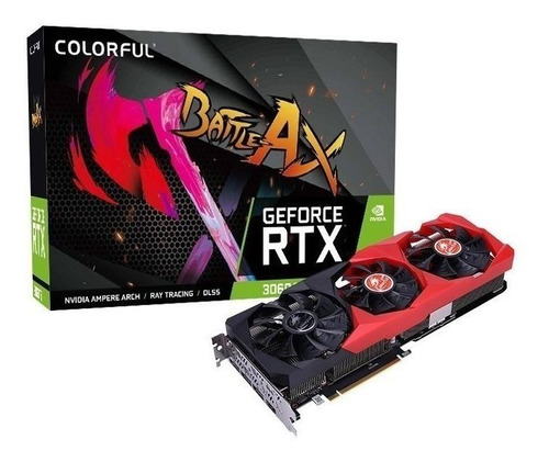 Placa de vídeo Nvidia Colorful  GeForce RTX 30 Series RTX 3060 GEFORCE RTX 3060 NB 12G-V 12GB