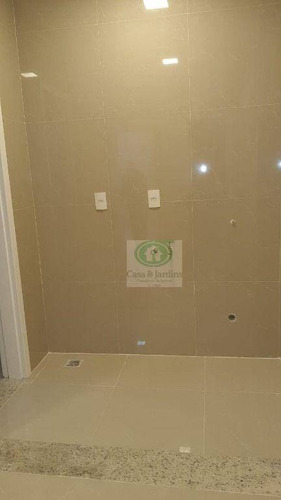 Imagem 14 de 30 de Sobrado Triplex (novo) C/ Elevador - Pompeia - Santos - Ca0940