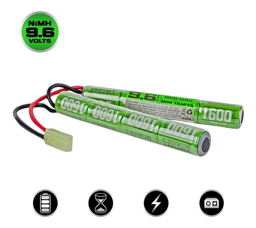 Bateria Pila Recargable Valken 9.6v 1600mah 30c Xchws P