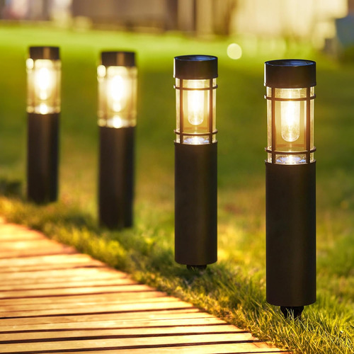 Juego De 8 Luces Solares Mejoradas Para Exteriores