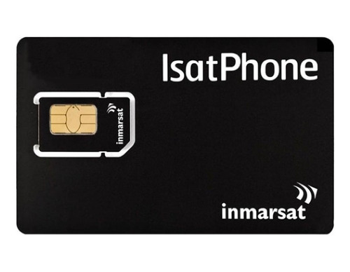 Inmarsat Tarjeta Sim Card Prepago Isatphone / Isatphone2 