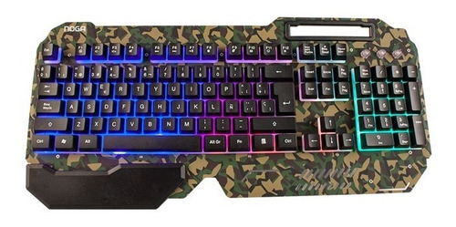 Combo Gamer Teclado + Mouse Noga Nkb-233 Camouflage.
