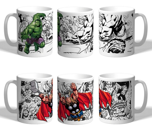 Taza Batman Tipo Comic Super Héroes Dc