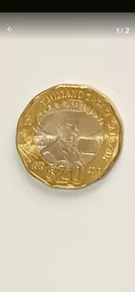 Moneda 20 Pesos Emiliano