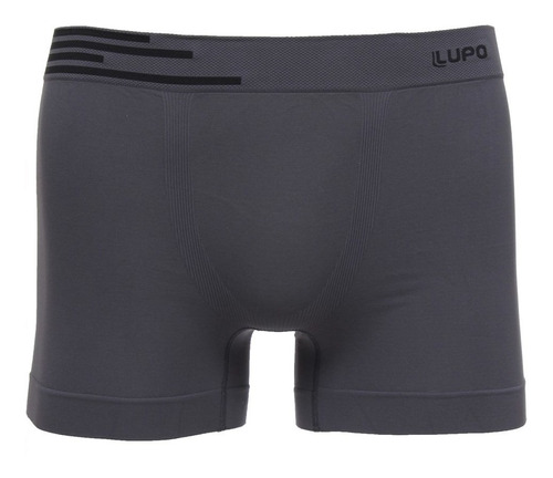 Cueca Lupo Boxer Microfibra Sem Costura Grafite 30789