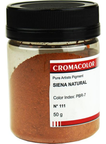 Pigmento Artistico Puro Cromacolor 111 Siena Natural 50g