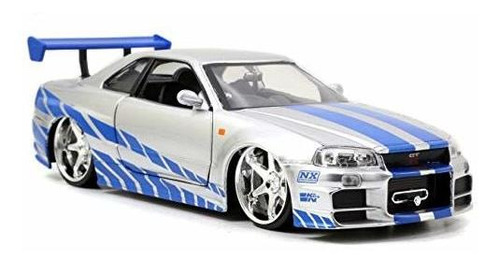 Jada Toys Rapidos Y Furiosos Brianrs 2002 Nissan Skyline R34