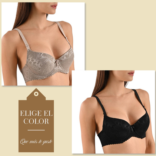 Sutil Brasier Mujer Pink Label Set 2 Slc002