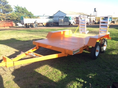 Imagen 6 de 10 de Trailer Acoplado Balancin 4tn 4.50 X 1.90 Mt Rampas Nuevo