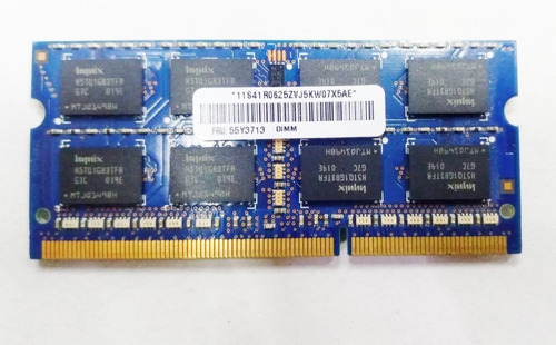 Memoria Ram Hynix 1gb 2rx8 Pc2-5300s-555-12 (Usado)