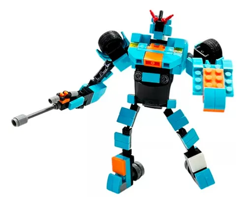 Juguete Bloques Construcción Transforme Robot Carro J-804