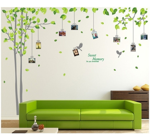 Adhesivo Decorativo Árbol Para Fotografías Stickers De Pared