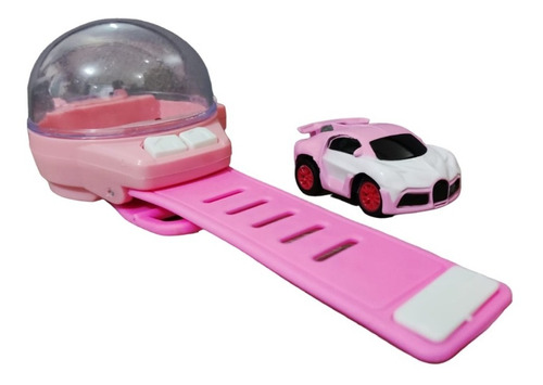 Carro Control Remoto Luces Recargable Reloj Manilla Infantil