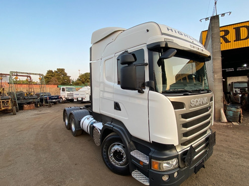 Imagem 11 de 15 de Scania R440 6x4 Highline Teto Alto Automatico