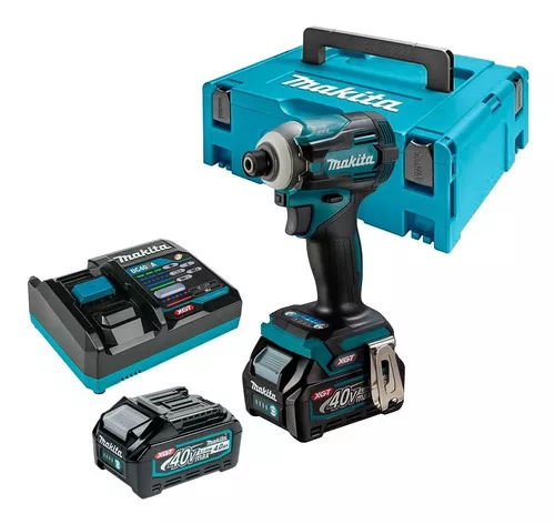 Atornillador Impacto Inalámbrico 40v Xgt Makita Td001gm201 Color Azul  Petróleo