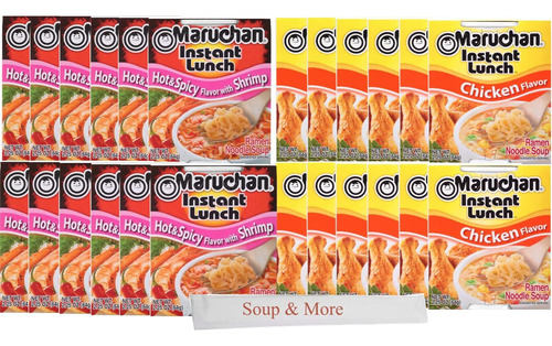 Maruchan Ramen Cup Noodles Instant 24 Unidades  12 Tazas