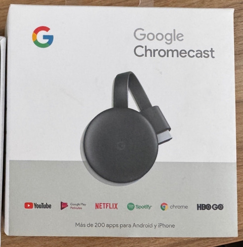 Google Chromecast 3.a Gen Negro