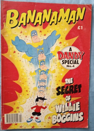 Bananaman 1980 Dandy N° 4 British Classic Comic (ingles)