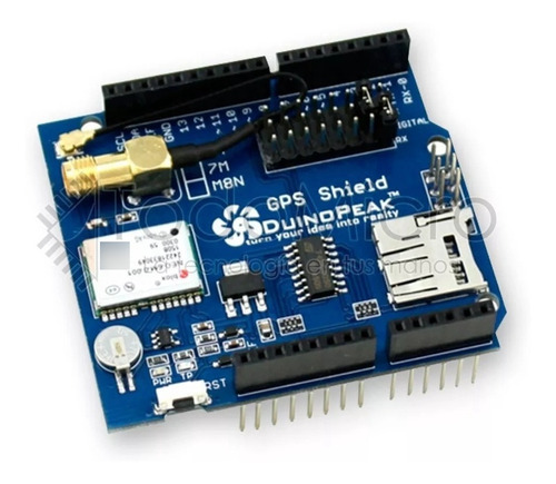 Gps Shield Para Arduino Uno R3 Chip Neo6mv2 + Antena + Lecto