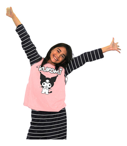 Pijama Kuromi Nena Teens Moda Tendencia Cute Kawaii