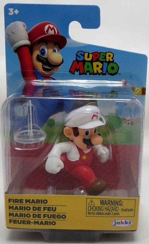 Super Mario Figura De Acción De Juguete Coleccionable Fire