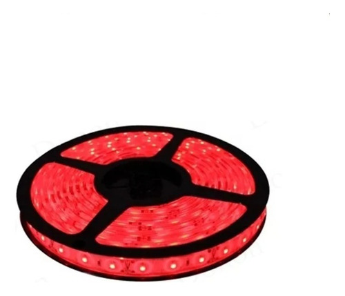 Fita Led 3528 Rolo 5m 300 Led Vária Cor Prova Dágua Sem Font Luz Vermelho Tensão De Operação 12v 12v