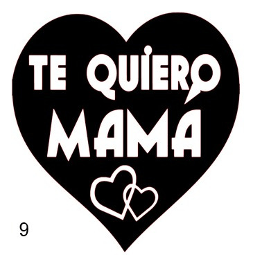 Etiquetas Sticker Rotuladas En Vinil Día De Las Madres 8x8cm