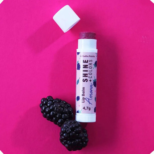 Balm Labial Hidratante Com Cor De Amora Fps 15 Abelha Rainha
