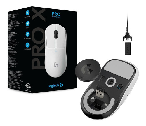 Mouse Gamer Inalambrico Logitech G Pro X Superlight White Color Blanco