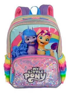 Mochila Grande My Little Pony Confete - Colorido