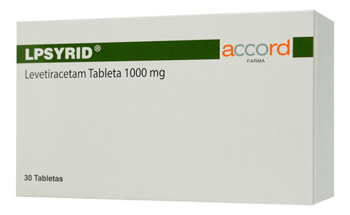 Lpsyrid Tabletas 1000 Mg, 30 Tabletas