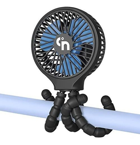 Ventilador Portátil De Cochecito Wihoo Con Trípode Flexible