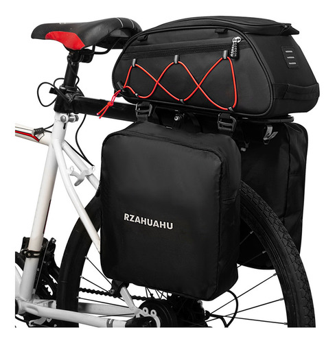 Bolsa Trasera Para Bicicleta, Portaequipajes 3 En 1, Imperme