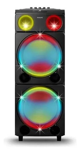 Caixa De Som Philips Tax5509 Party Speaker - Preta
