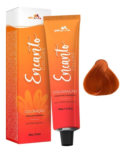 Coloração Encanto Colors 7.44 Louro Médio Cobre Intenso 60g