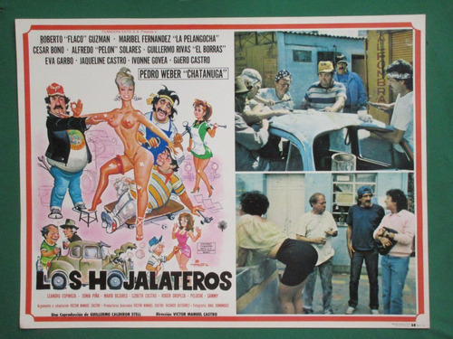 Los Hojalateros Sexy-comedia  Flaco  Guzman Cartel De Cine 3