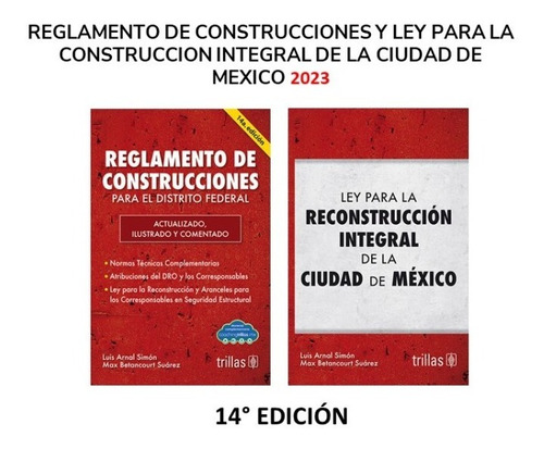 Arnal Reglamento De Construcciones 2023 - Trillas