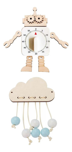 2x Tablero Ocupado Montessori, Accesorios De Bricolaje,